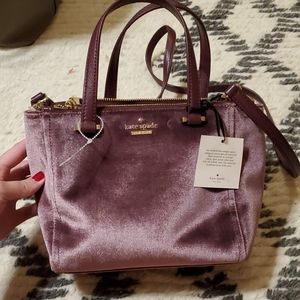 Kate Spade velvet purse